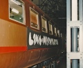 Festa di presentazione per l'uscita di "Bravi Ma Basta", deposito delle Locomotive FS, Bologna, 25/06/1988: il TrenoTerital! #LMT #iBanaloidi #Linoeimistoterital #BraviMaBasta #records #vinyle #Eighties #80s' #FS #trains #railways #cake
