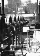 Festa di presentazione per l'uscita di "Bravi Ma Basta", deposito delle Locomotive FS, Bologna, 25/06/1988. #LMT #Linoeimistoterital #BraviMaBasta #records #vinyle #Eighties #80s' #FS #trains #railways